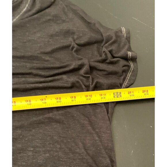 Lane Bryant 'Live in the Moment' PLUS 3X (22/24) Floral Back T-shirt Tee Sheer - Picture 5 of 7